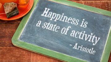 Engaging In Life Engaging with others fosters happiness.