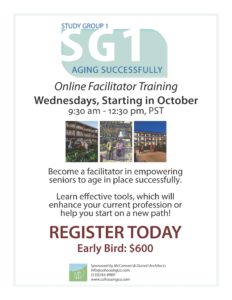 Study Group 1 Aging Successfully Online Facilitator Training @ Online | Chanute | Kansas | United States