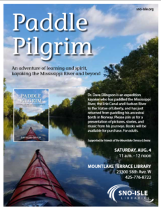 Paddle Pilgrim: - An adventure of learning and spirit, kayaking the Mississippi River and beyond @ Mountlake Terrace Library | Mountlake Terrace | Washington | United States