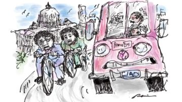 Pedaling in Rome Means Peddling in Pain