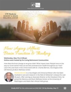 Webinar: How Aging Affects Brain Function & Thinking @ Era Living Retirement Communities | | |
