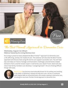 Online Event: The Best Friends Approach to Dementia Care @ | | |