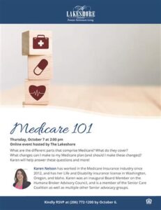 Webinar: Medicare 101 @ The Lakeshore | | |
